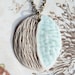 Water & Earth - A unique sculptural porcelain pendant