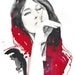 Original Watercolor Painting. Original Watercolour Portrait. Titled: Charlotte