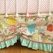 Bumperless Baby Bedding - Garden Floral Crib Bedding Set