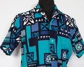 Collectible Vintage 1960s / 70s Tropical Waikiki Hawaiian Shirt // Mens Rockabilly Summer
