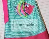Ribbon Fish Pillowcase Dress- FREE MONOGRAMMING