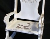 Toddler Rocking Chair/Shabby Chic/Distressed