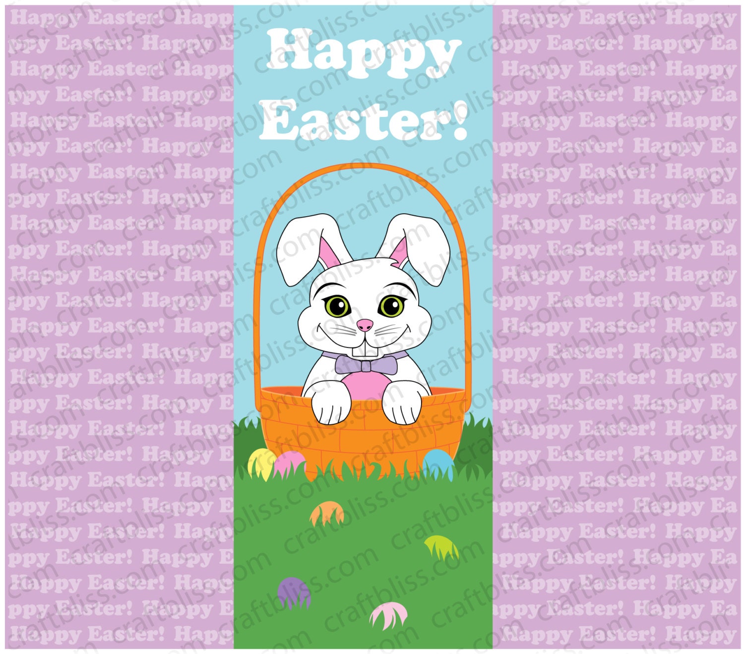 Instant Download Easter Bunny Rabbit Candy Bar Wrapper Digital Download for Easter Baskets Chocolate Parties Il_170x135