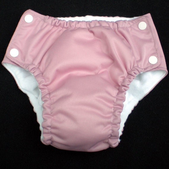 CLOSEOUT - Toddler Poquito Pants baby underwear/ EC pants - Classic, hi-rise, waterproof, solid rose pink