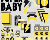 Super Hero PRINTABLE Boy Baby Shower (INSTANT DOWNLOAD) by Love The Day Il_170x135