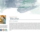 Serenity Template  //  Pre-made Blogger Template