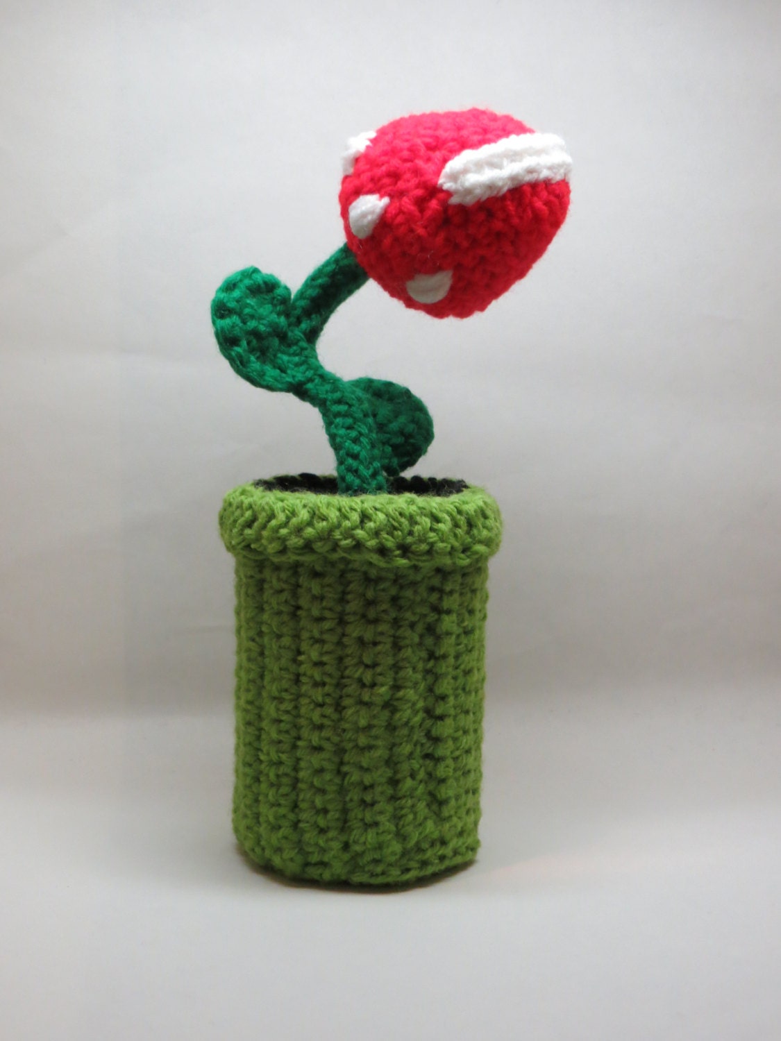 Mario Bros Pirhana Plant Amigurumi