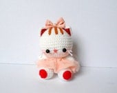 Crocheted Amigurumi Neko Cat Doll - (Finished Product)
