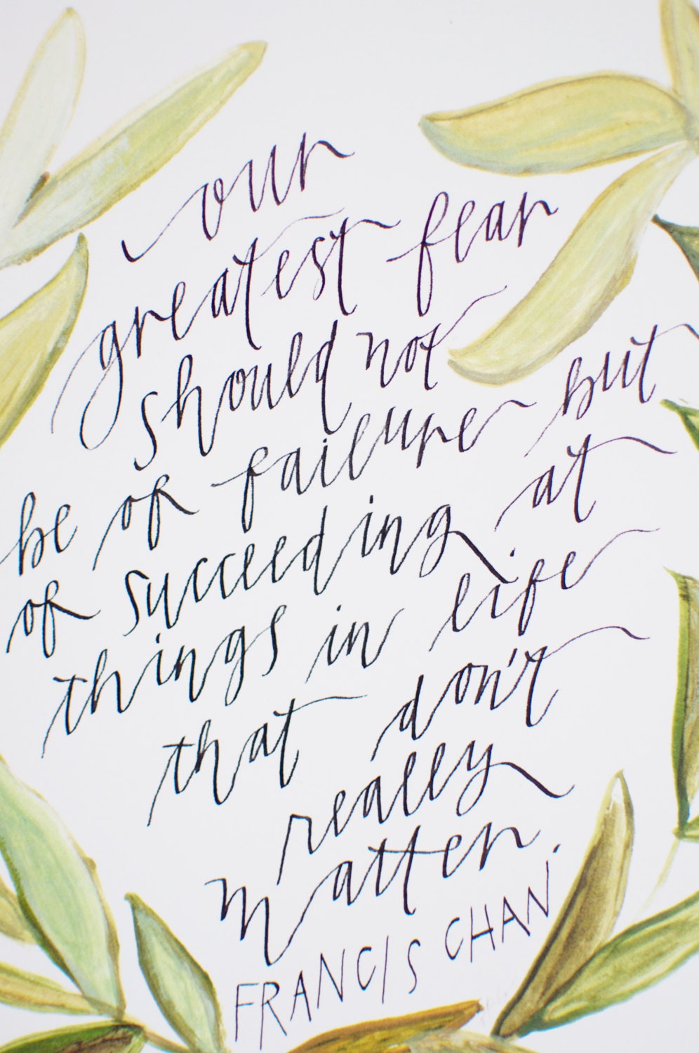 Our greatest fear. . .Quote