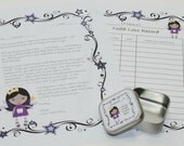 Personalized Tooth Fairy Box, Tooth Fairy Pillow Box, Lost Tooth Storage, Lost Tooth Record, Tooth Fairy Letter, Tooth Fairy Set