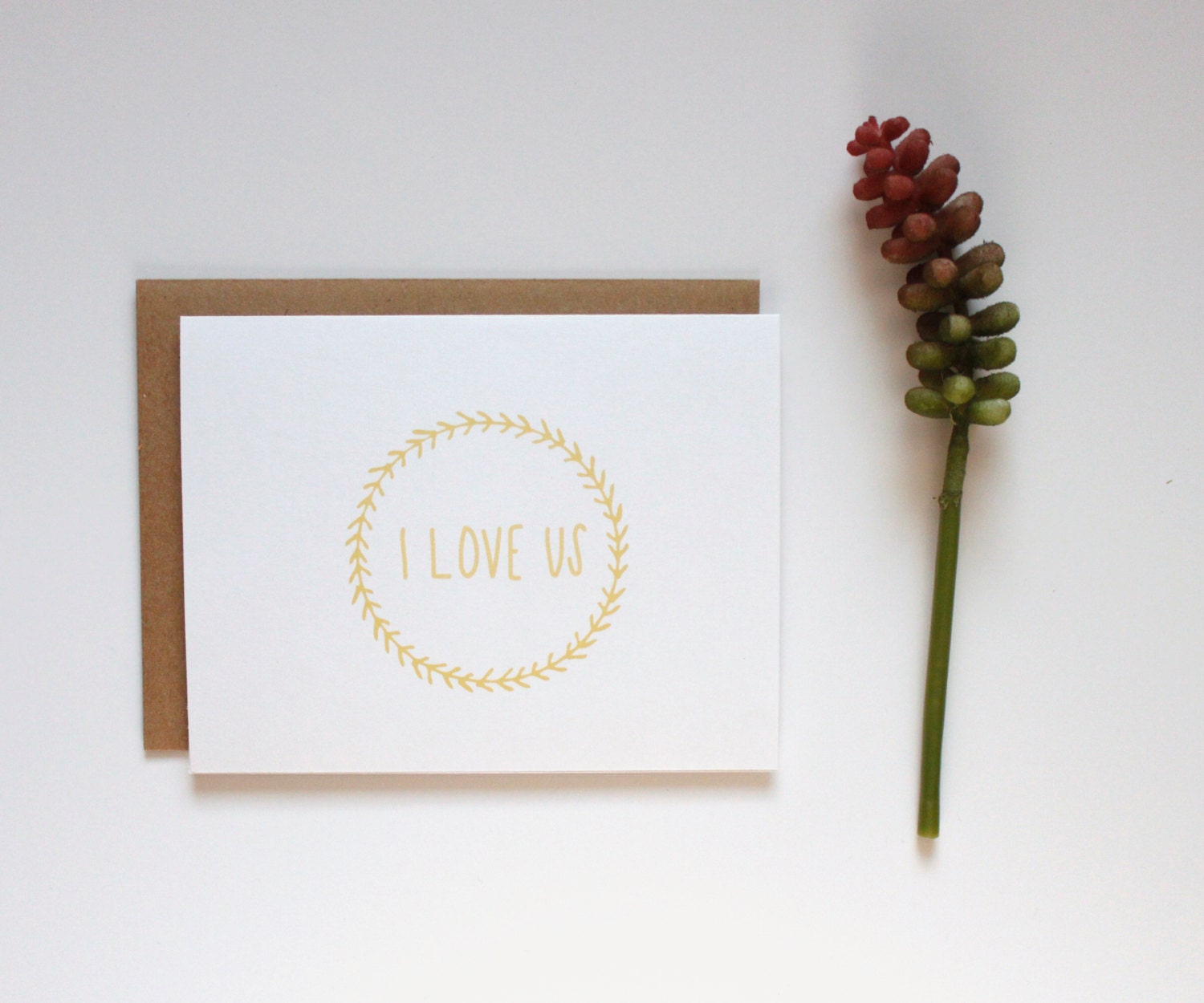 I Love Us Card