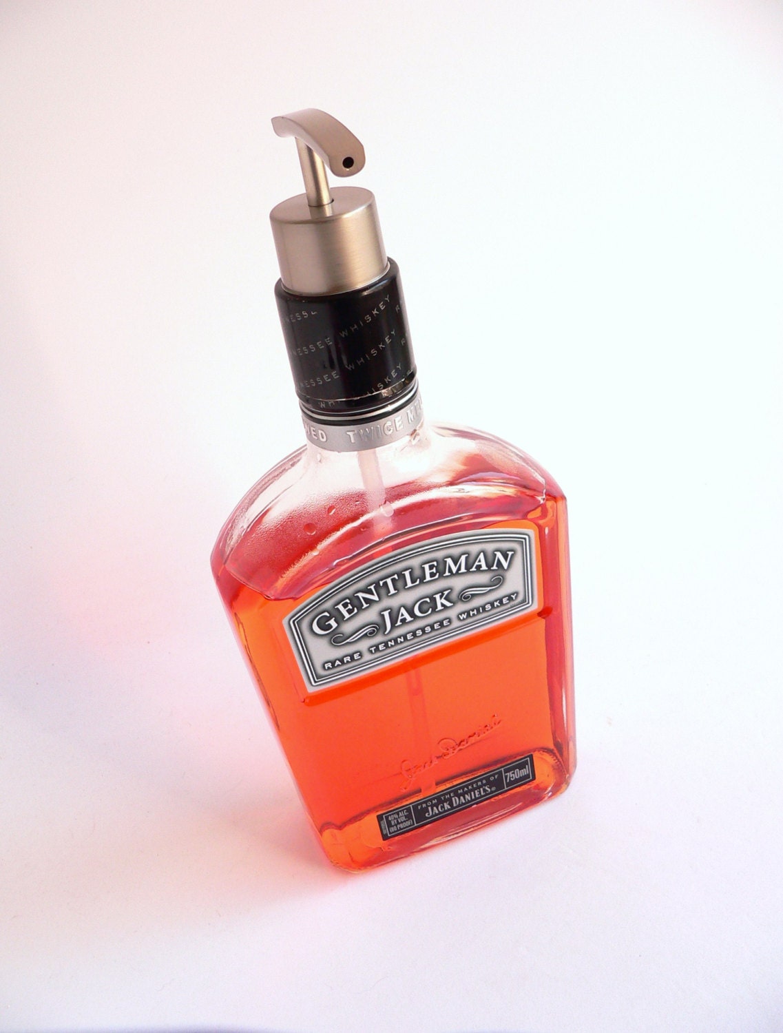 Jack Daniels Gentleman Jack  Whisky Bottle Premium Soap Dispenser