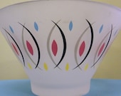 Mid Century Atomic Bowl Large for Salad or Chips