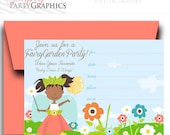 Fill In Fairy Party Invitation Instant Download