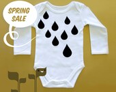 Let's grow - Organic cotton baby onesie - one piece bodysuit romper jumper babyshower gift