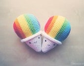 Amigurumi Hawaiian Shave Ice // Plushie // Rainbow Flavor