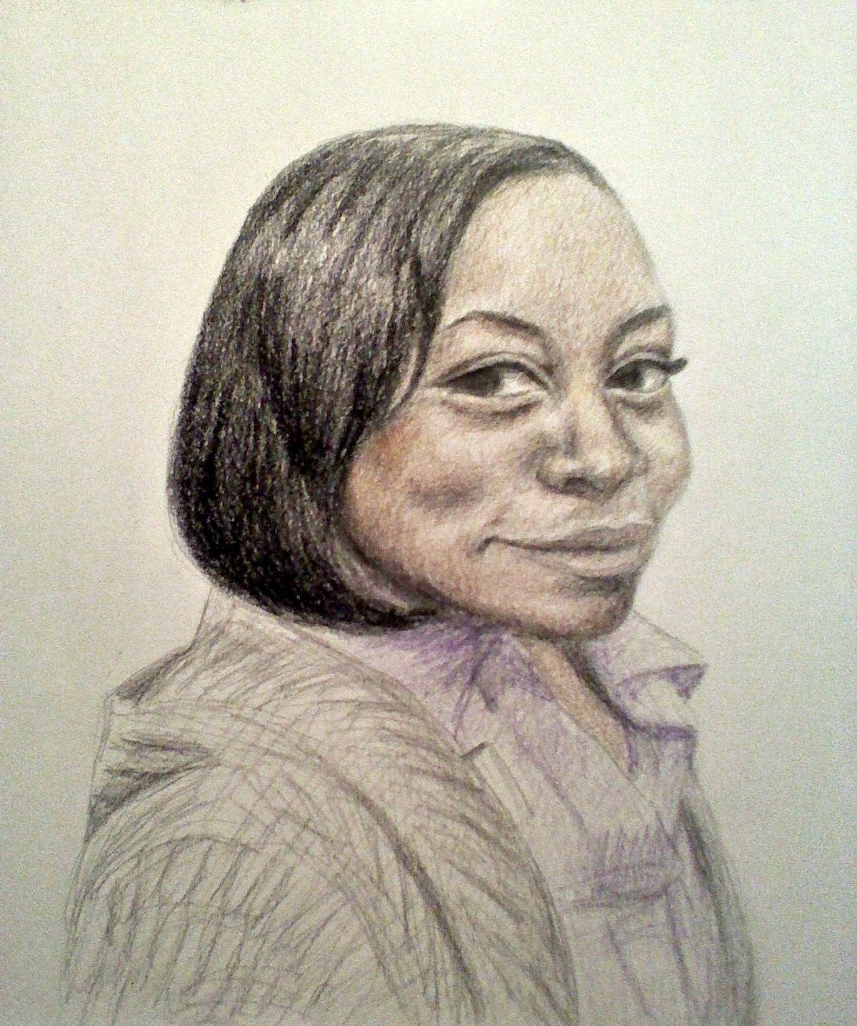 RESERVED for David Collins - Custom 11 x 14 Colored Pencil Drawing
