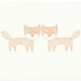 Two Foxes - Fox Print