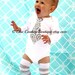 Necktie Tie Onesie and Leg Warmers / Leggings SET.   Spring, Baby Boy, Birthday, Summer Wedding, Easter wedding
