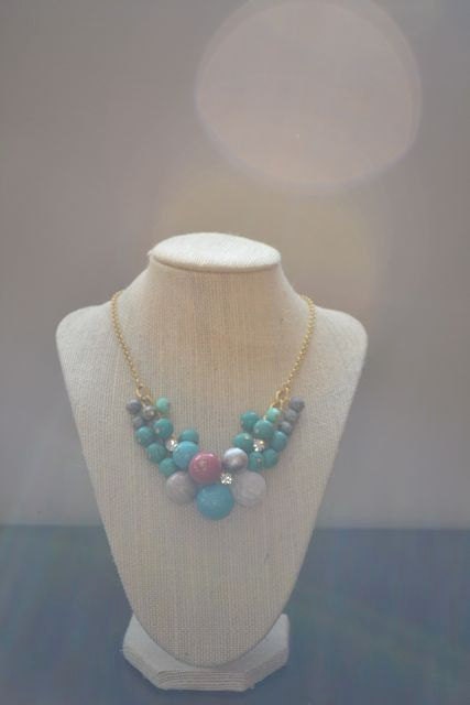 Spring Cluster Necklace
