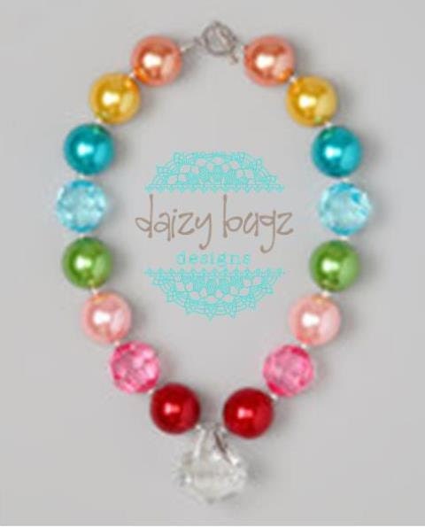 Over the Rainbow-Children's Chunky Bubblegum Bead Necklace
