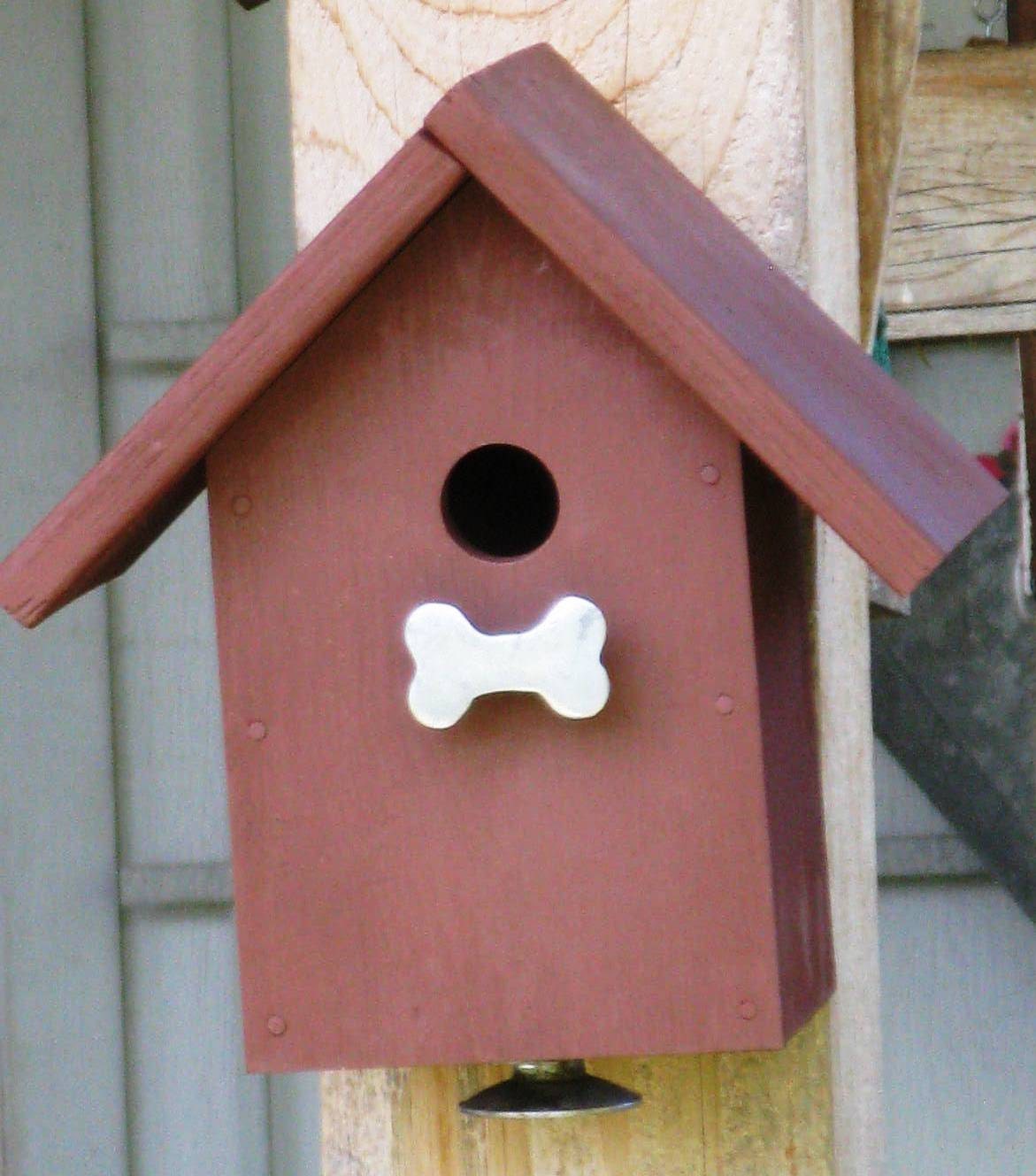 The Doghouse - Birdhouse, Vintage Hardware, Recycled Materials