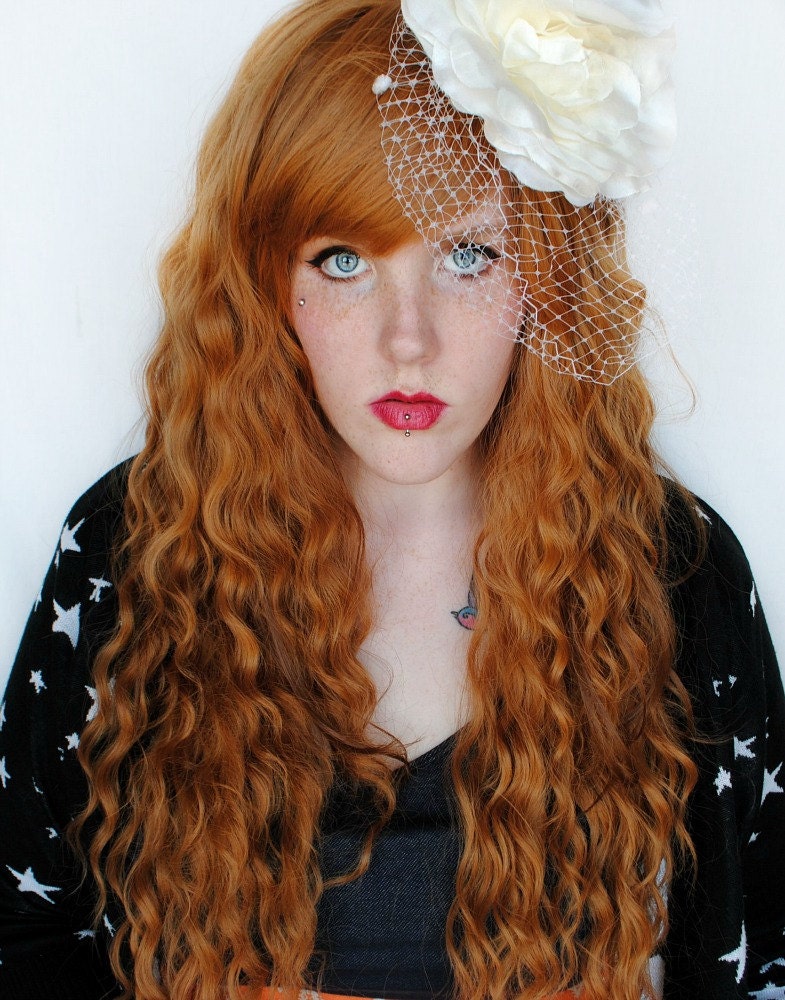 SALE - GALADRIEL wig // Mermaid Caramel Brown Brunette Hair // Natural Wavy Lolita Pretty wig