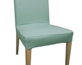 Slipcover for Older IKEA Henriksdal Dining Chair in Sky Linen - Discontinued Model