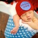 Newborn Baby Photo Prop Personalized Hat