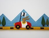 Racecar Rabbit Birthday Crown