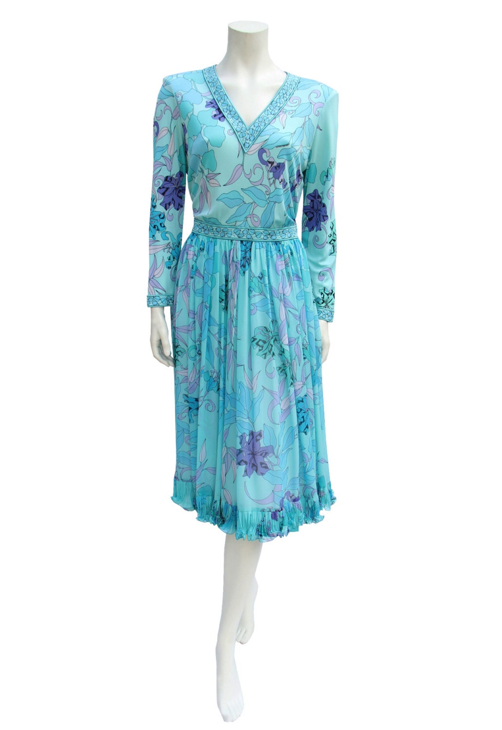 1970s Silk Bessie Dress
