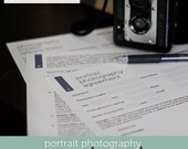 INSTANT DOWNLOAD - Comprehensive Customizable Portrait Photography Contract Client Agreement Form