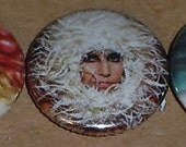 FABULOUS 3 LADY GAGA one inch pin back buttons badge set