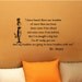 Dr Seuss Cat In The Hat I Have Heard There are Troubles wall quote vinyl wall art decal sticker 16x30