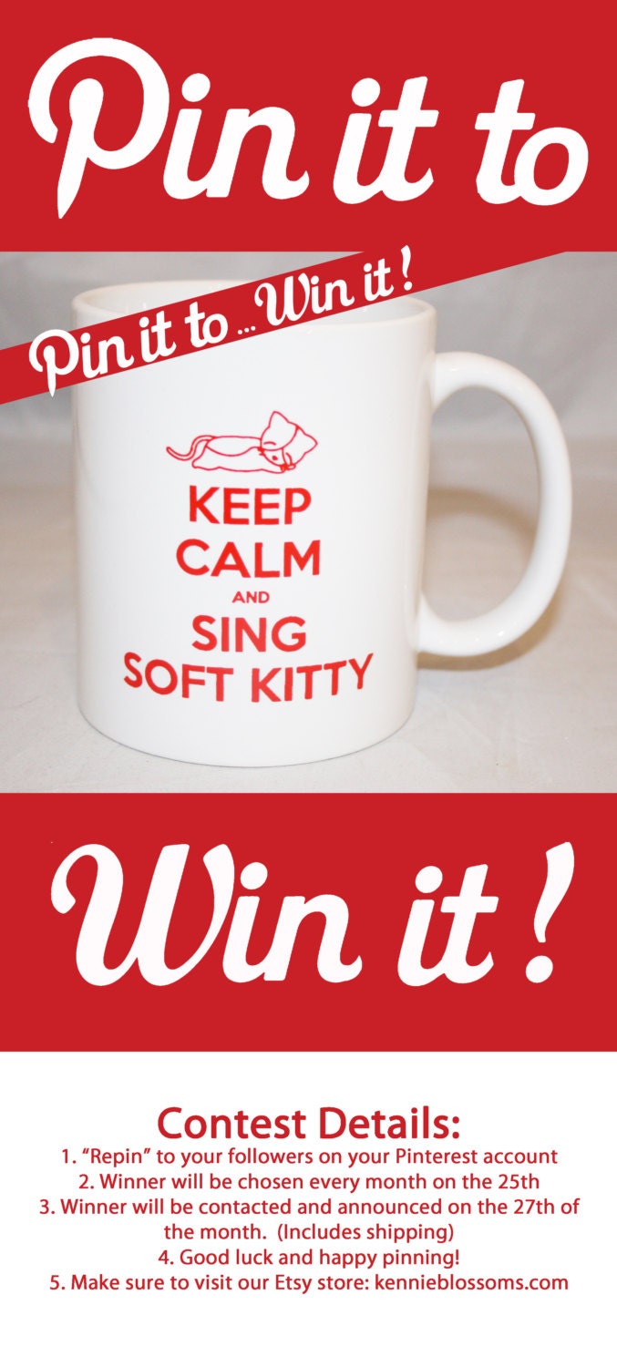 The Big Bang Theory Keep Calm and Sing Soft Kitty Mug