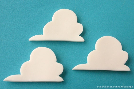 Items similar to Edible Cloud Cake Decorations on Etsy