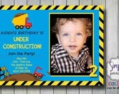 Construction Invitation Birthday - Light Blue Il_170x135