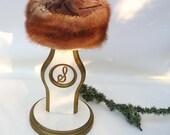 Monogram Wood Hat Stand Letter S Hat Holder Wig Stand Display Photo Prop White Gold