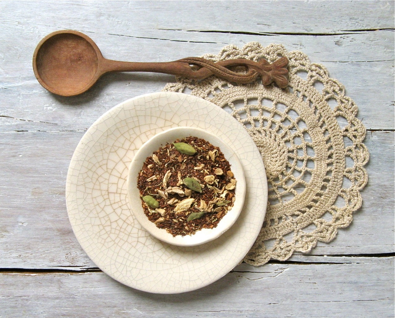Organic Rooibos Chai Tea | ArtfulTea Luxury Loose Leaf Blend | Herbal Chai | Ginger, Cardamom, Cinnamon, Cloves - ArtfulTea