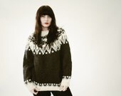 Vintage Brown Nordic Sweater