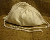 White Tshirt Drawstring Pouch 2