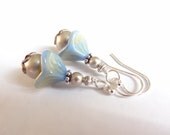 silver earrings beaded dangle earrings jewelry