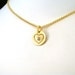 I Love Pi Necklace in Jewelers Brass
