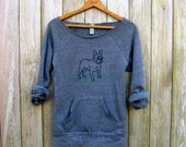 pant...pant...pant...LETS PLAY French Bulldog Sweatshirt, Dog Sweater, Frenchie Clothing, S,M,L,XL