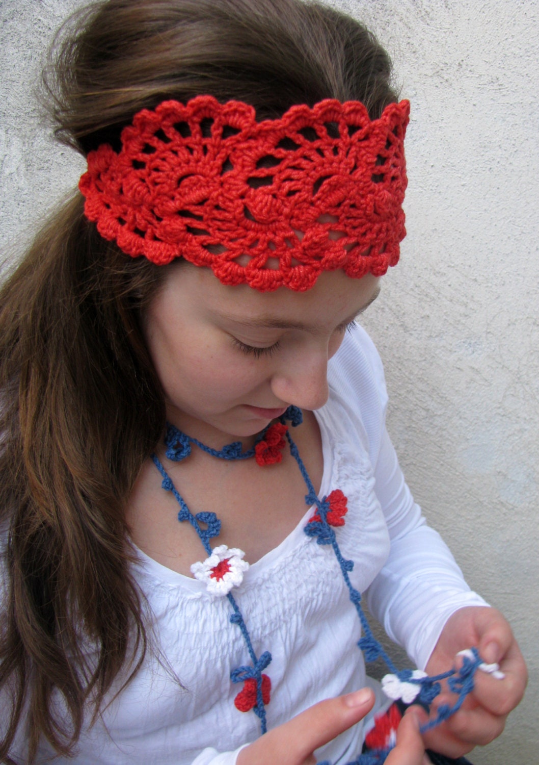 CROCHET PDF Pattern  - Summer Fashion Accessories - handcrochet headband