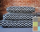 Small - Chevron Dog Bed - 20"x30"