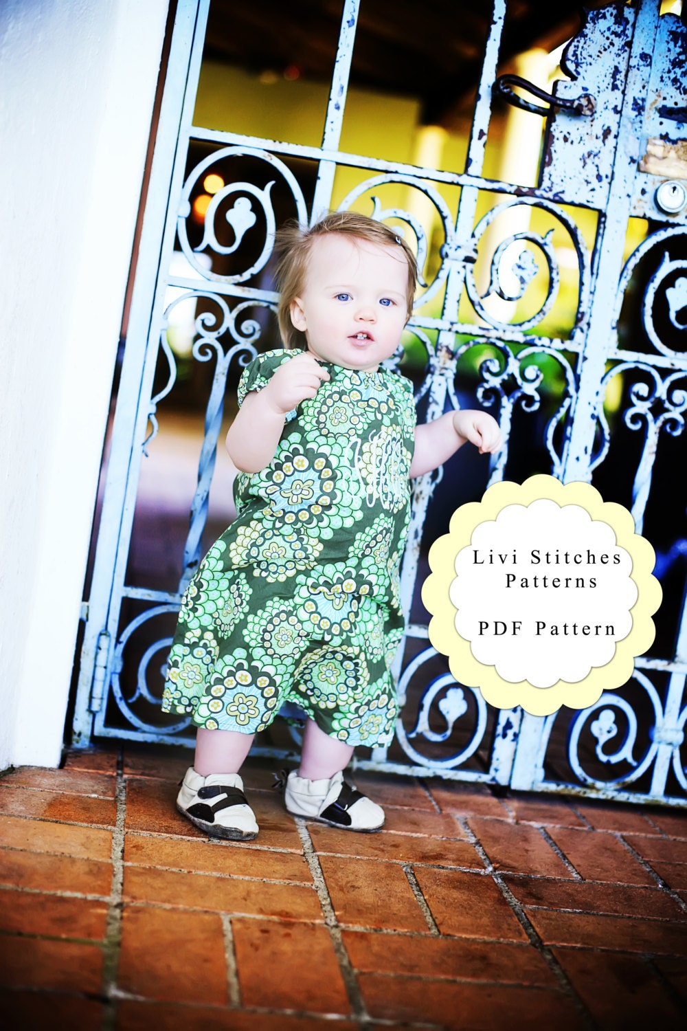 Ava Peasant Dress Pattern- Instant Download PDF Pattern and Tutorial- Livi Stitches Sewing Pattern
