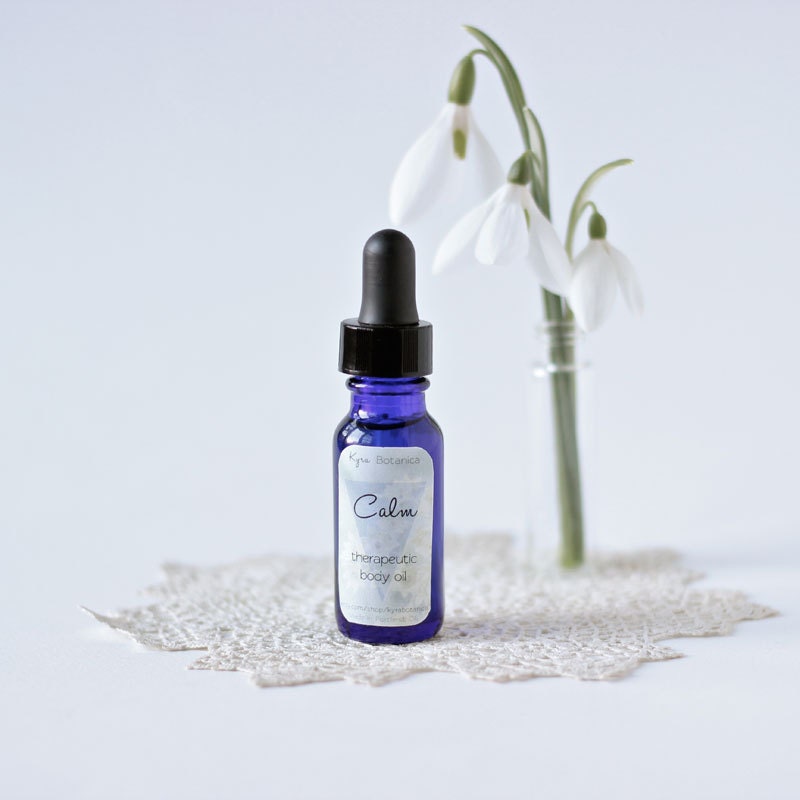 Calm - Organic Lavender Oil, 1/2 Ounce Sample Size