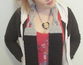Crochet Nunchaku Scarf - Ready to Ship - 6' length