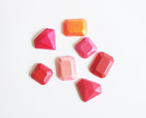 15 Edible Chocolate Jewels: Pink Jubilee Il_570xn